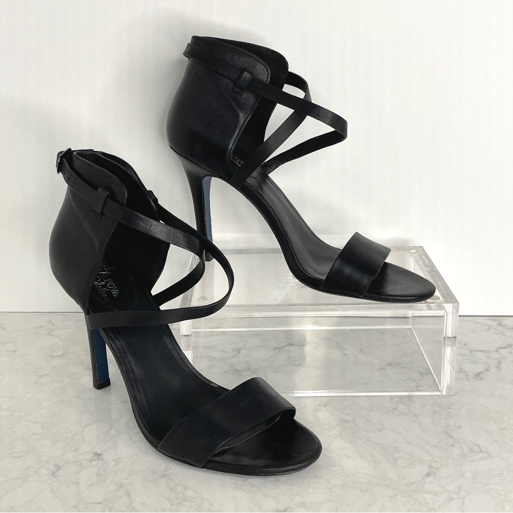 Cole Haan Maria Sharipova Nike Air Black Strappy Heels - Picture 2 of 10